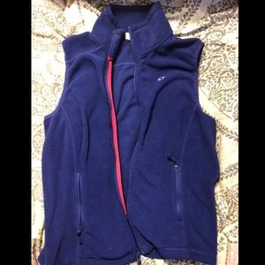 Vineyard vines royal blue fleece vest